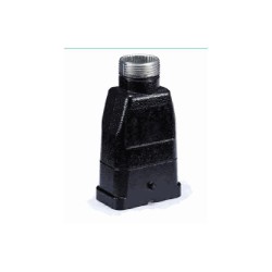 Capot C, Alliage de zinc moulé, acier inoxydable, IP65, Sortie horizontale, M25